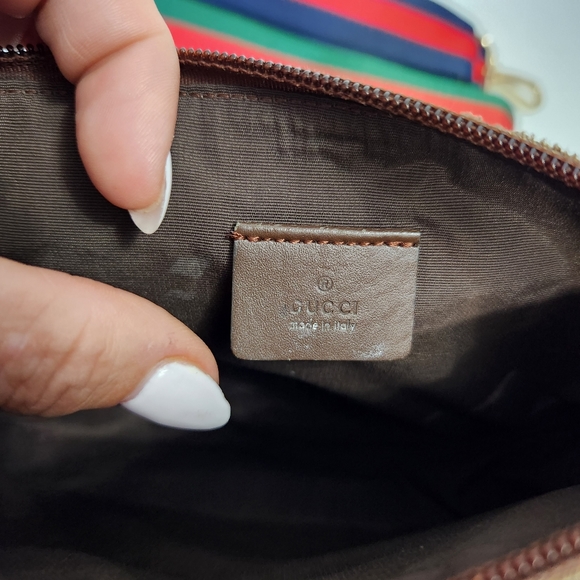 Gucci Authentic  pochette GG canvas bag pouch #103399 - Picture 5 of 16